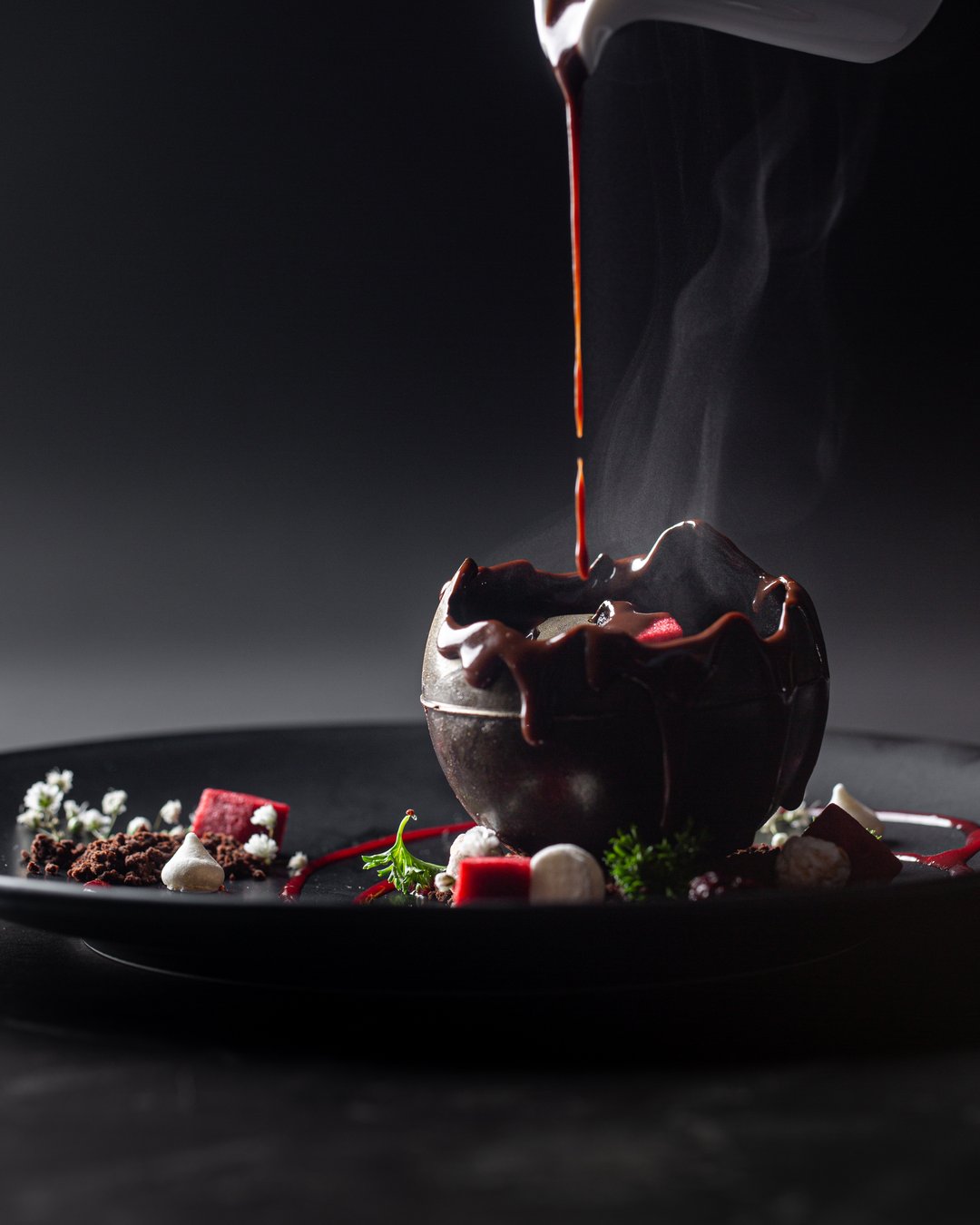 Chocolate Raspberry Sphere