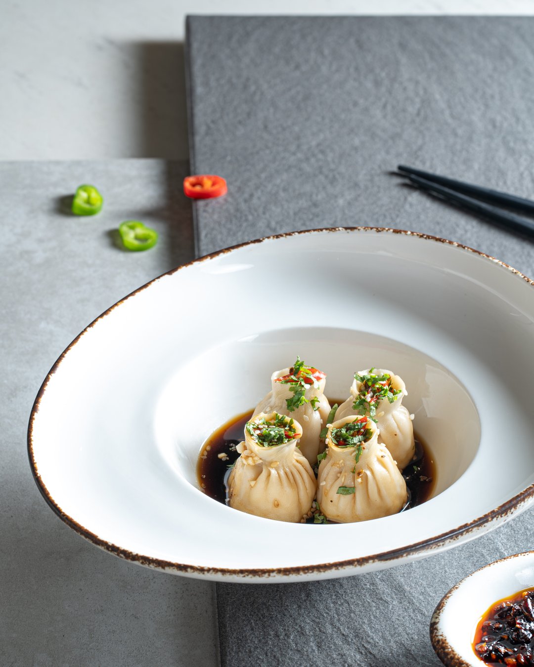 Poached Peacking Dumpling